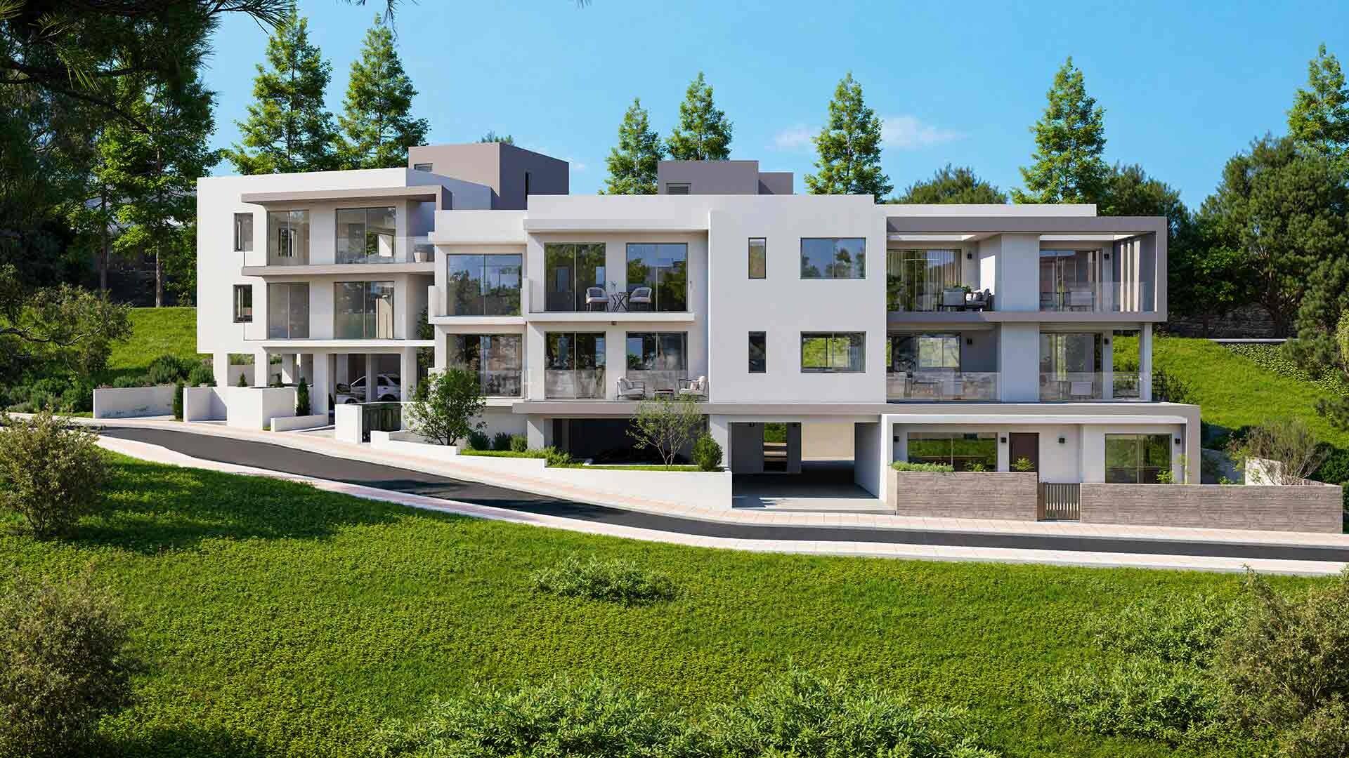 Artist's impression of the residences
