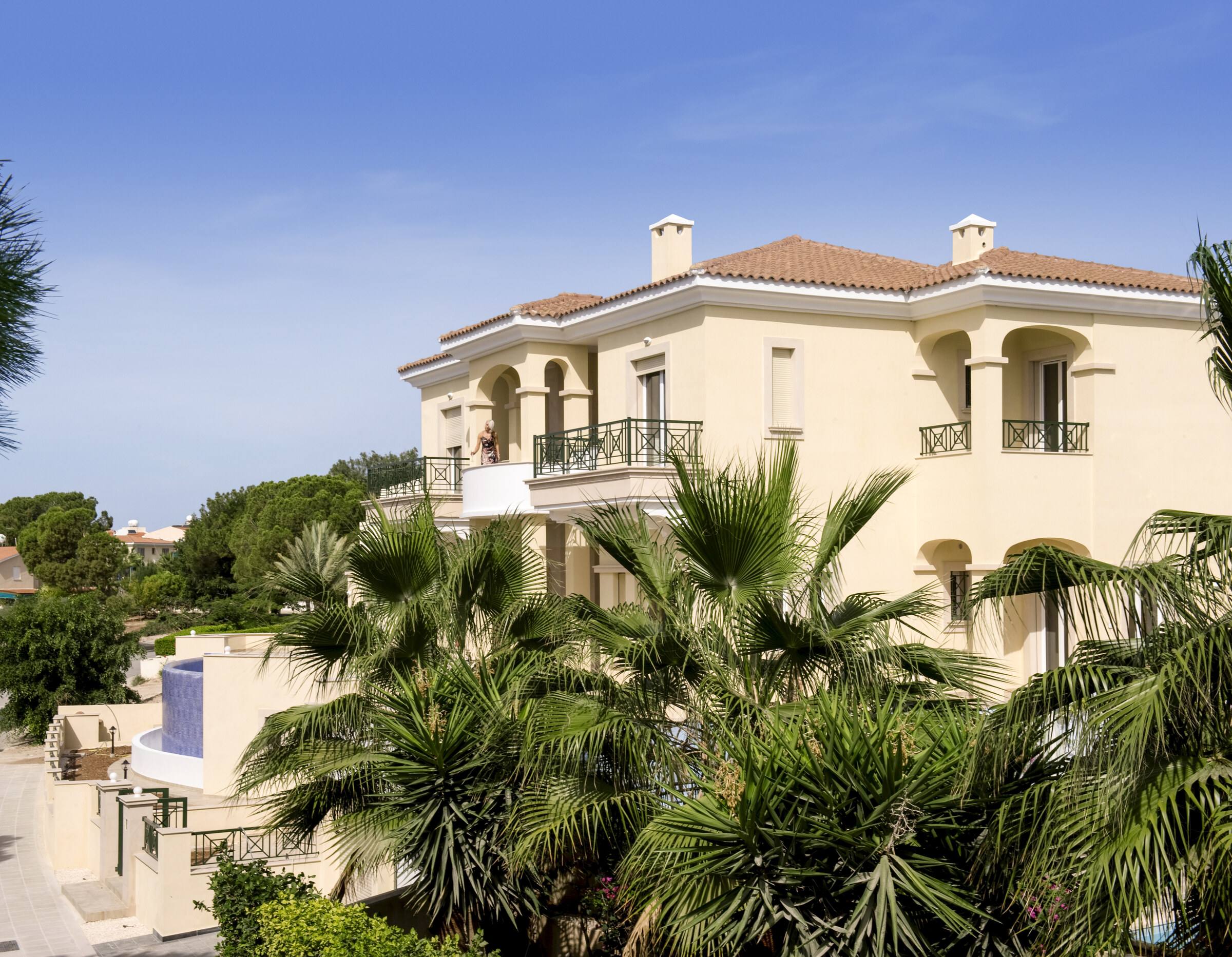 One of the villas