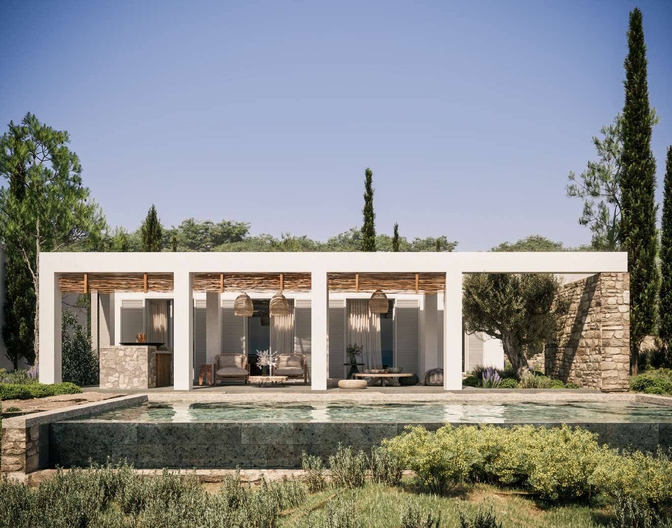 A pool within the community