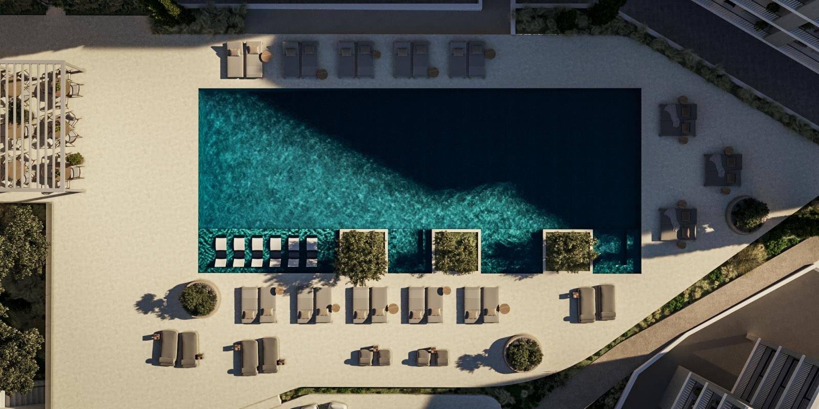 A pool within the community