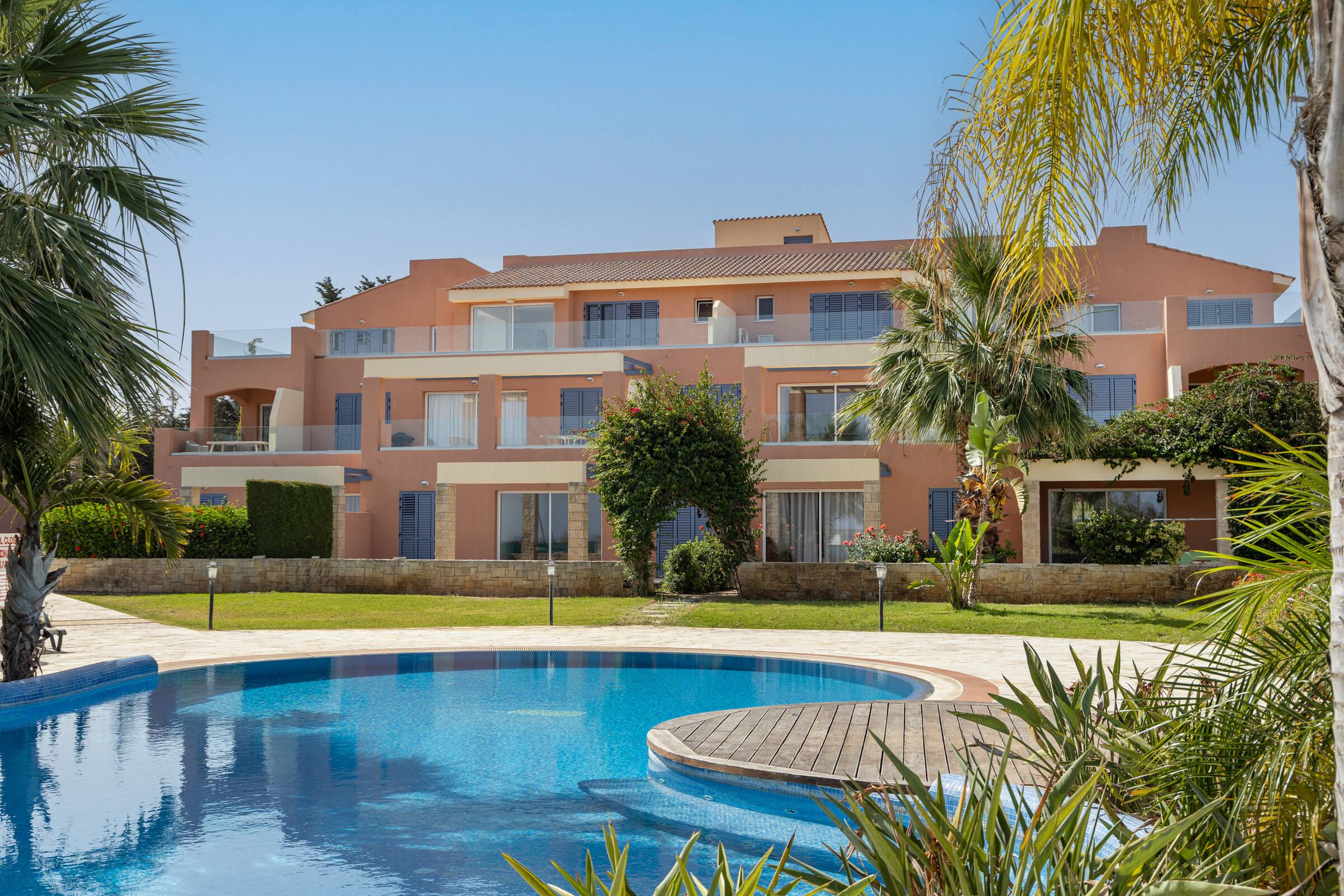 One of the residential blocks