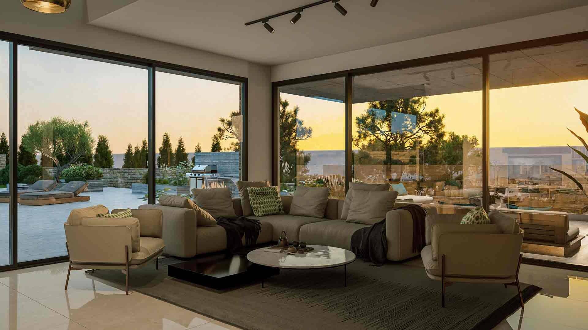Artist's impression of the living area