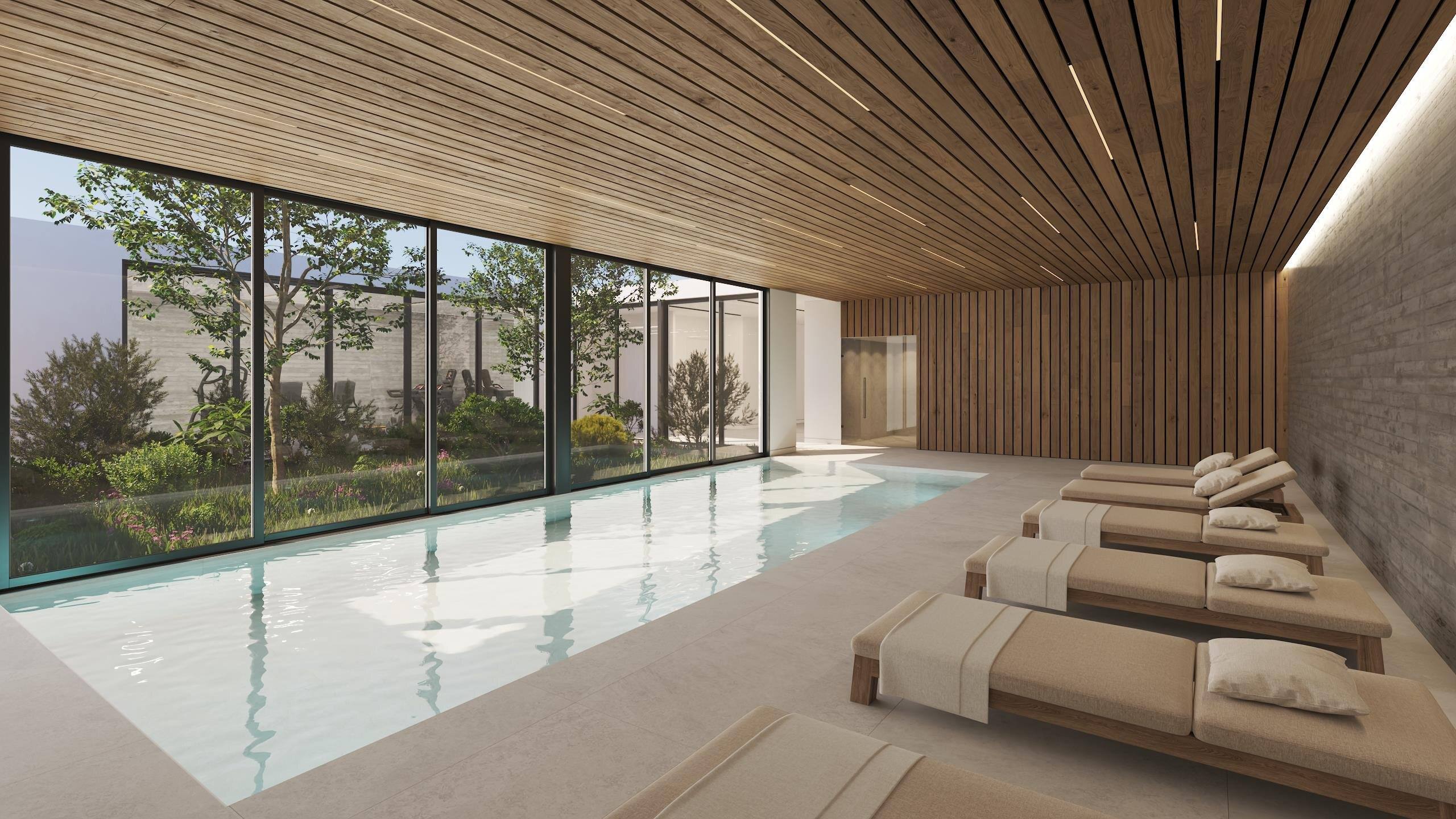 A pool within the community