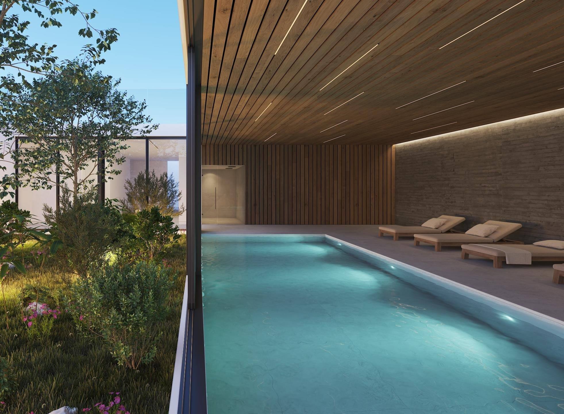 A pool within the community