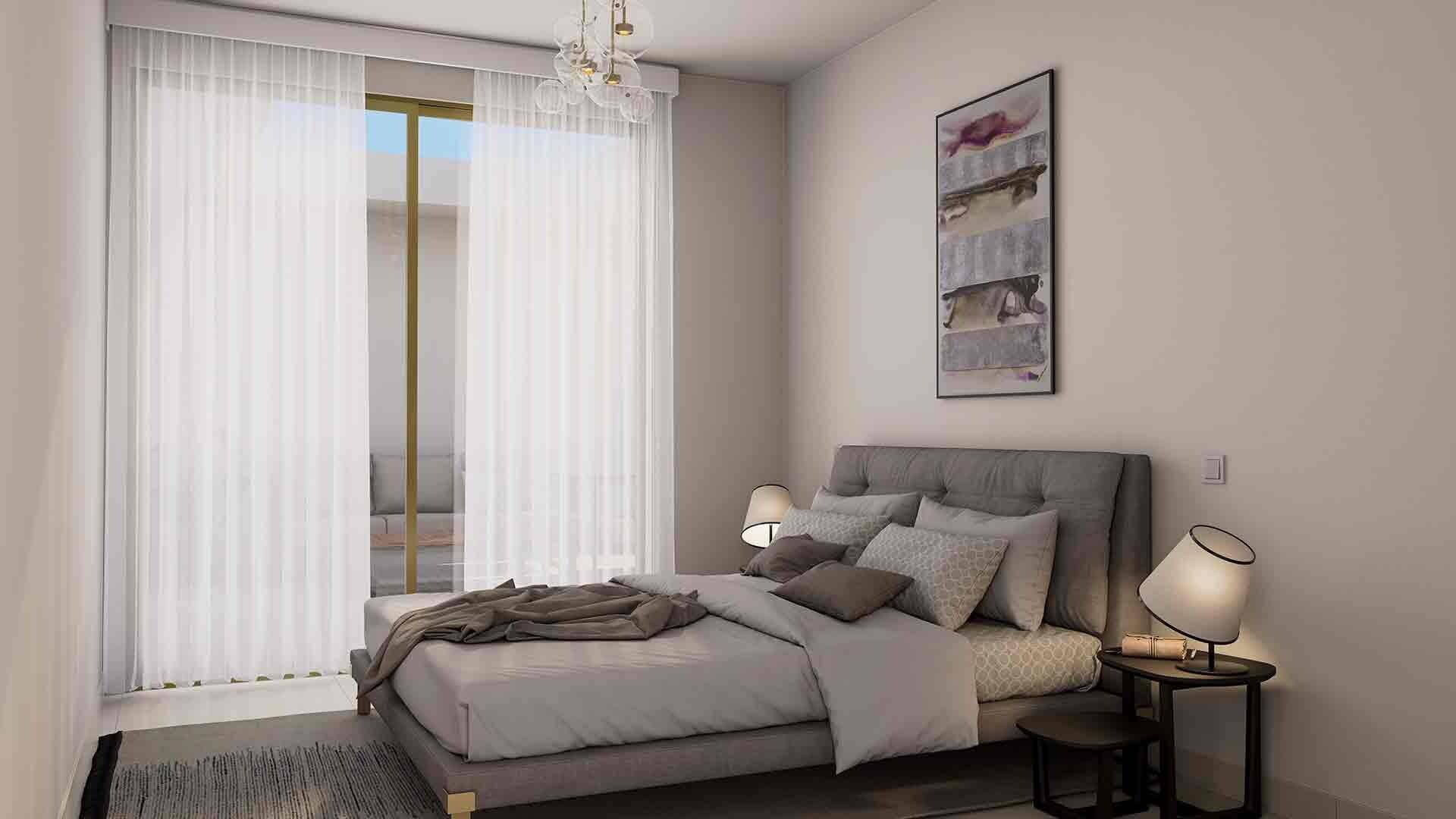Artist's impression of a bedroom