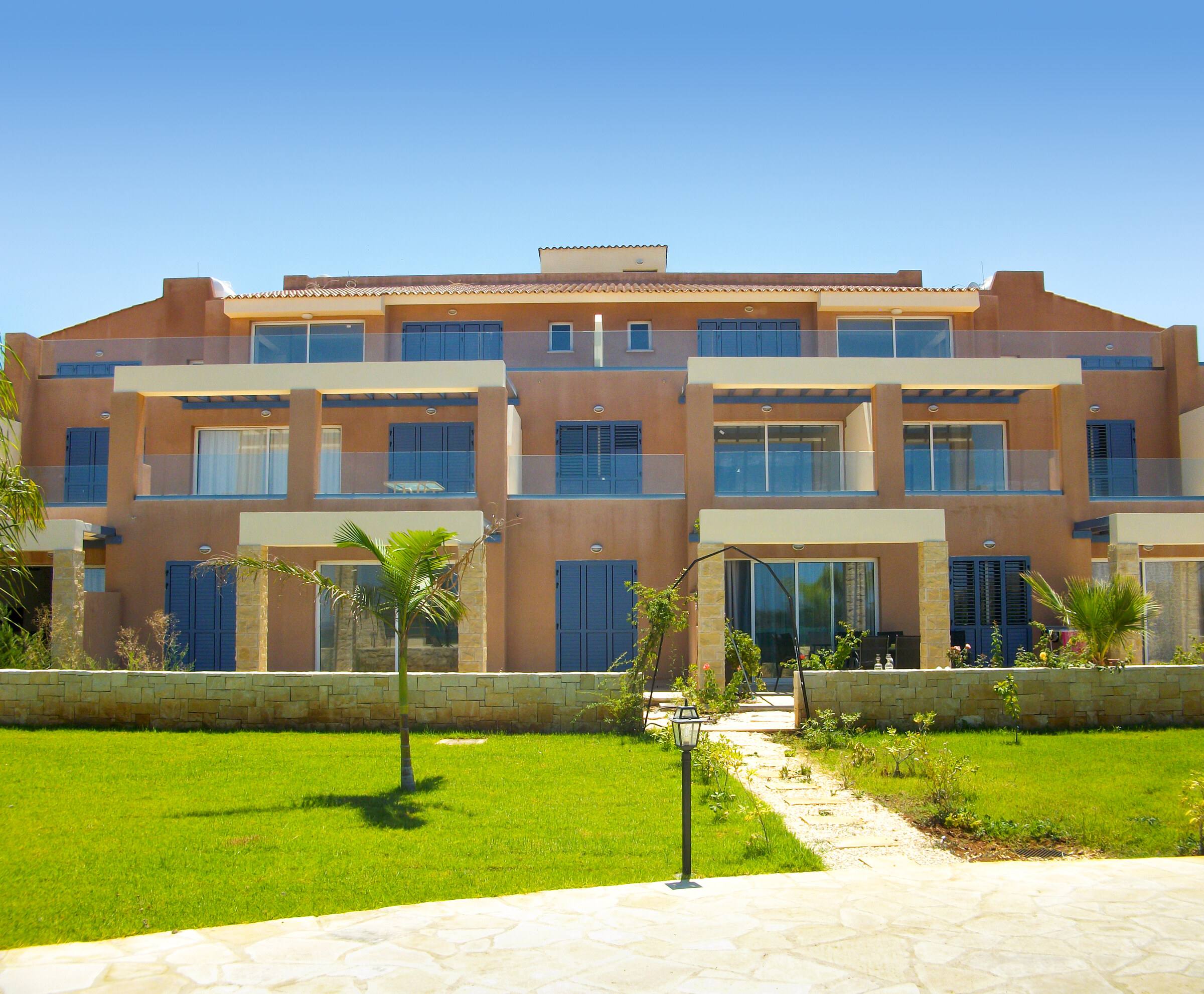 One of the residential blocks