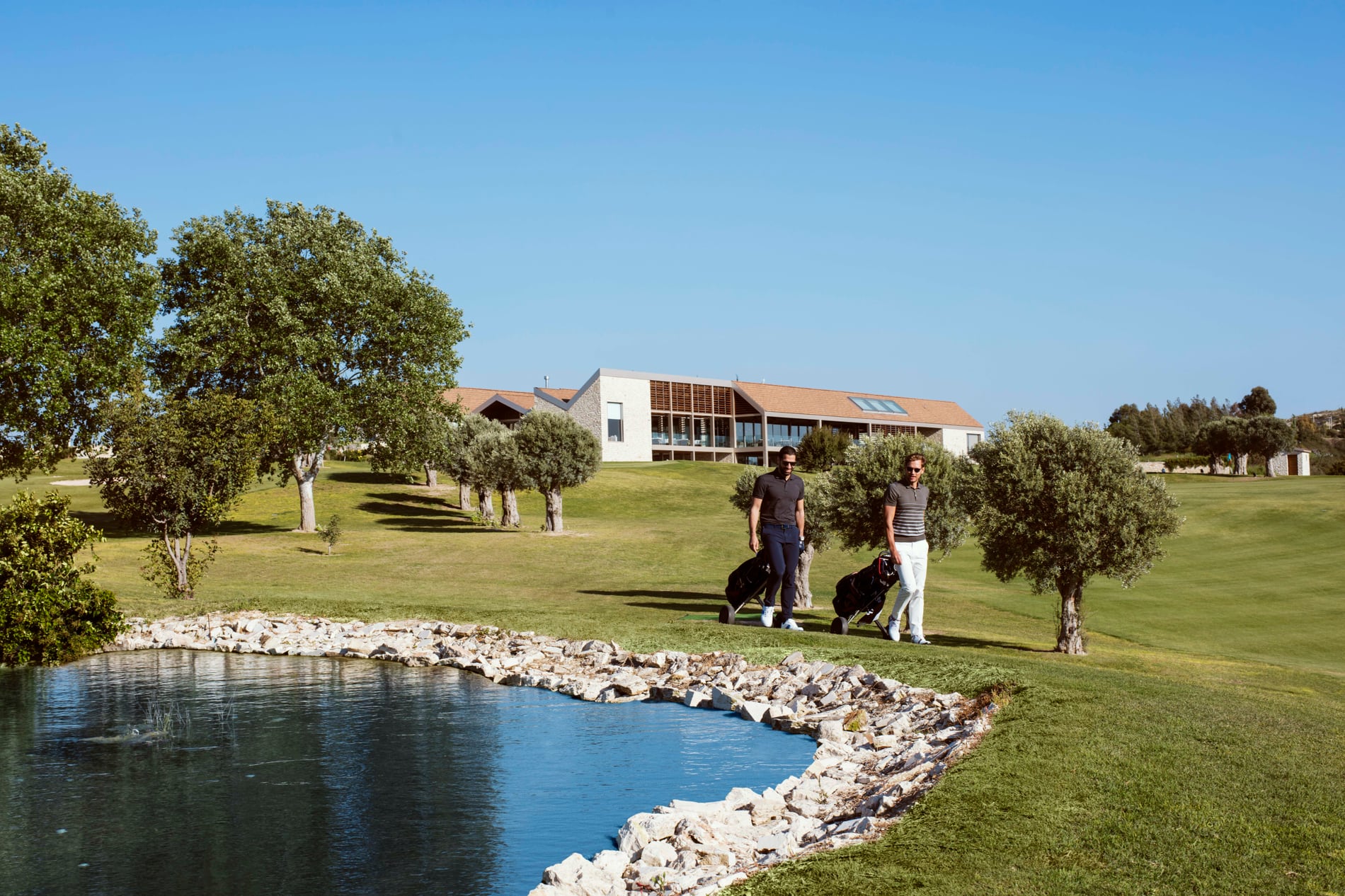 The resort clubhouse